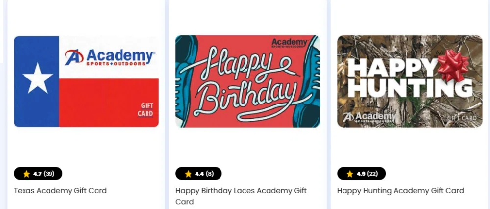 Texas Academy Gift Card