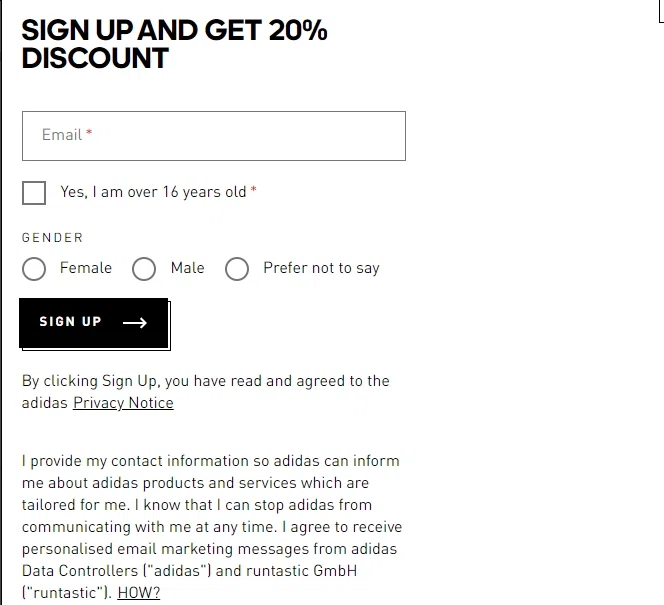 La Internet Permanentemente horno Does Adidas UK offer gift cards? — Knoji