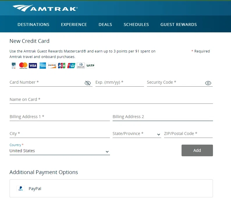 Amtrak Affirm financing support? — Knoji