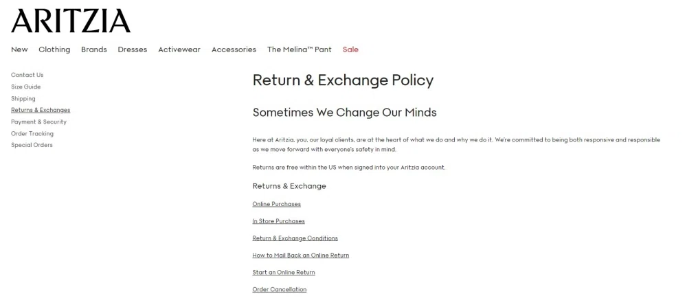 RETURN & EXCHANGE POLICY