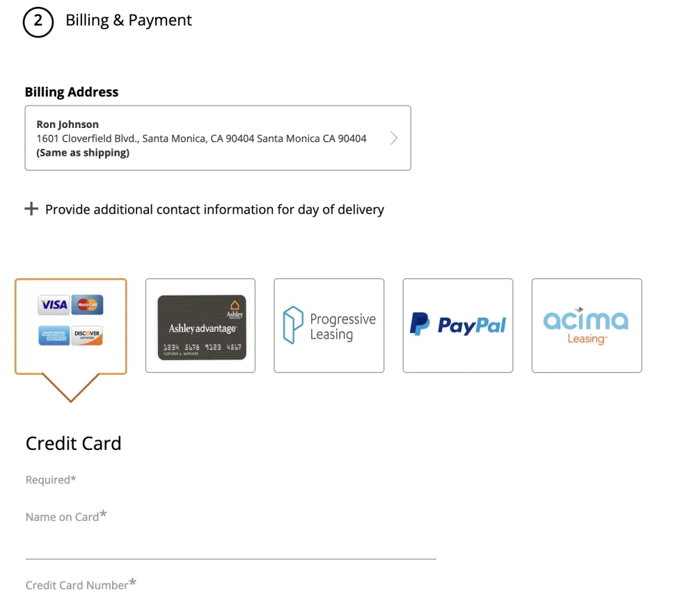 Does Ashley accept gift cards or e-gift cards? — Knoji