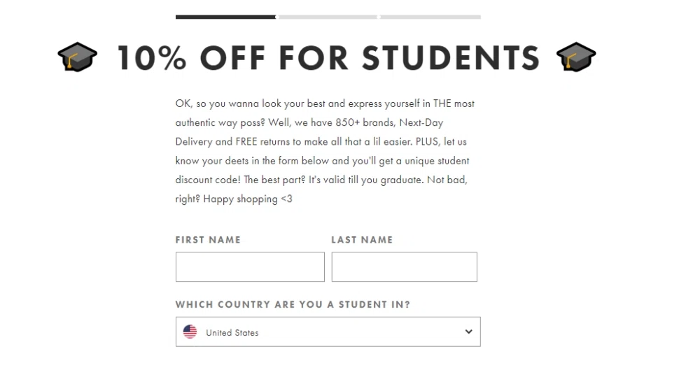 Does ASOS AU have a student discount? — Knoji