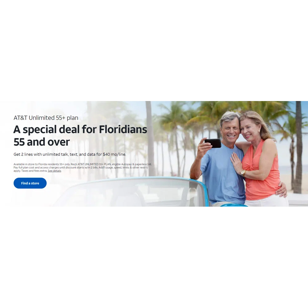 at&t senior citizens discount