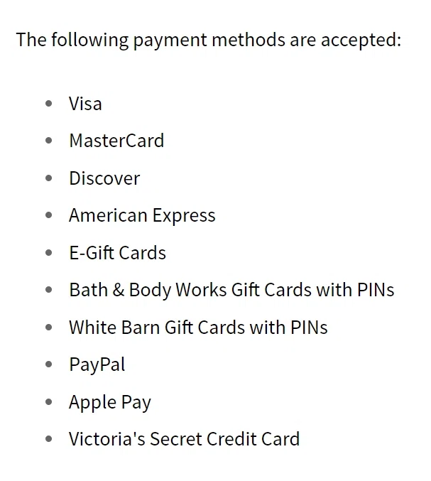 Does Bath & Body Works accept Afterpay at checkout? — Knoji