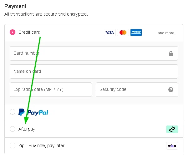 Does Beginning Boutique accept Afterpay financing? — Knoji