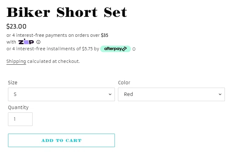 Does Betterfly Boutique accept Afterpay at checkout? — Knoji