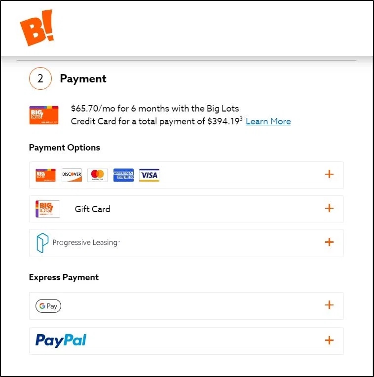 Does Biglots Accept Afterpay Financing — Knoji