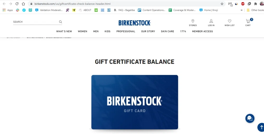 Does Birkenstock offer gift cards? — Knoji