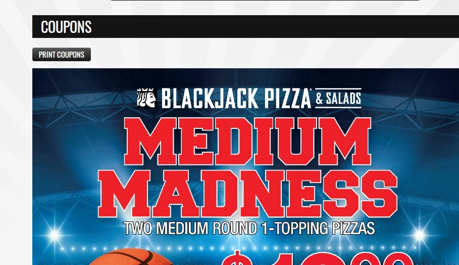 Does Blackjack Pizza Offer Gift Cards Knoji