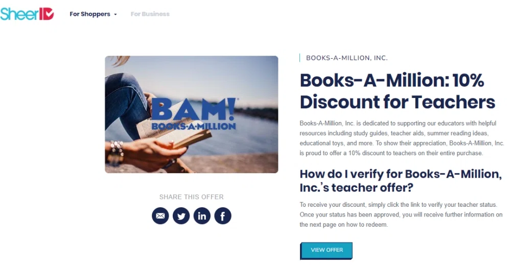 Does Books-A-Million give discounts to teachers and educators? — Knoji