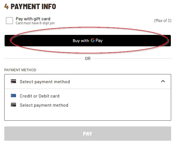 Does Buffalo Wild Wings accept Google Pay? — Knoji