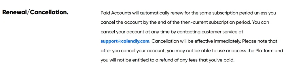 Calendly order changes? How do I cancel my order after placing it? Knoji
