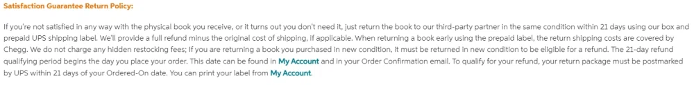 Does Chegg offer free returns? What's their exchange policy ...