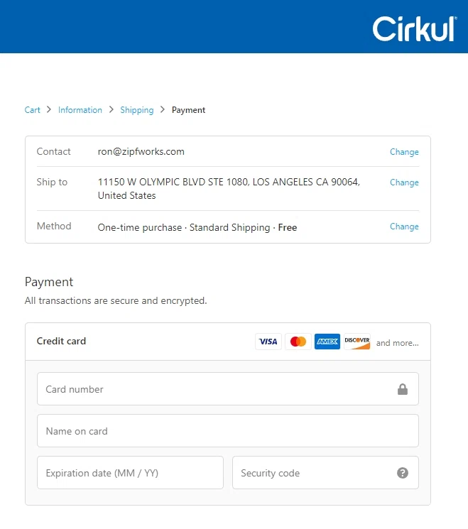 Does Cirkul accept Amazon Pay? — Knoji