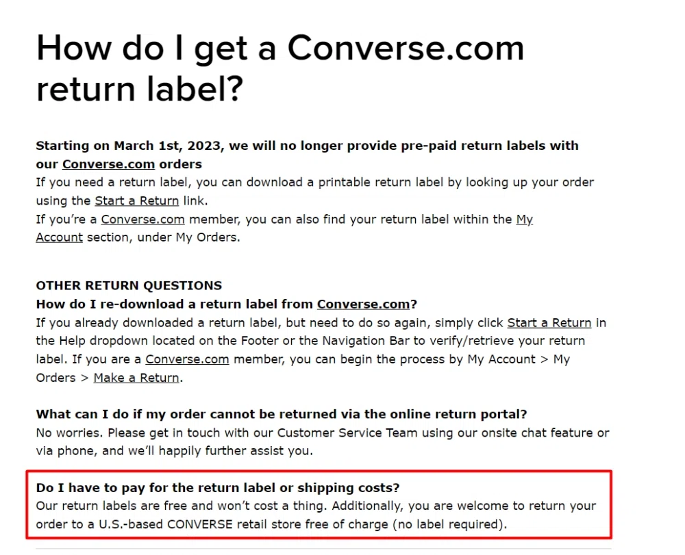 fysiker sig selv vejkryds What is Converse's returns and exchanges policy? — Knoji