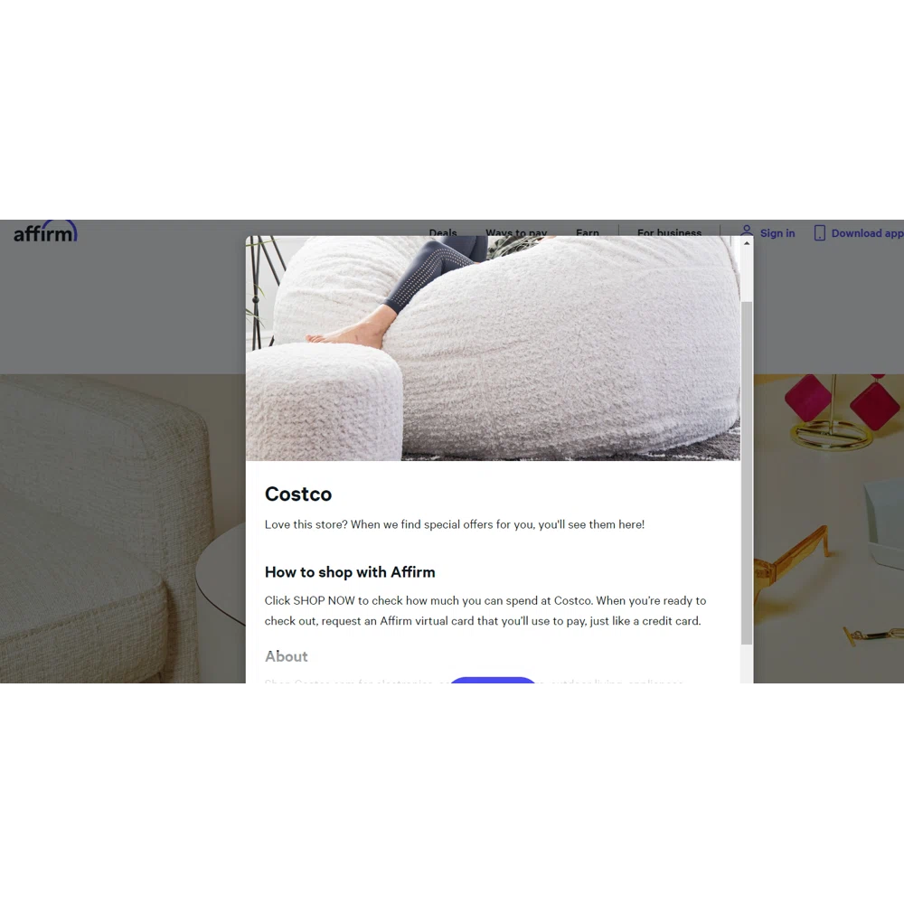 Does Costco accept Affirm financing? — Knoji