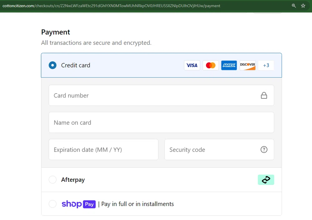 Does Cotton Citizen take debit cards? — Knoji