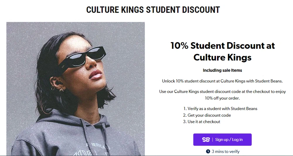 Culture Kings student discount? — Knoji