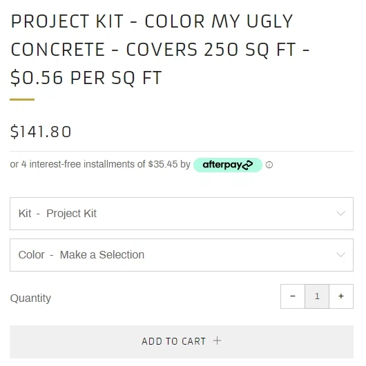 Does accept Afterpay financing? — Knoji