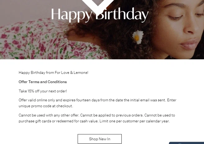 Does For Love Lemons Give Birthday Discounts Knoji
