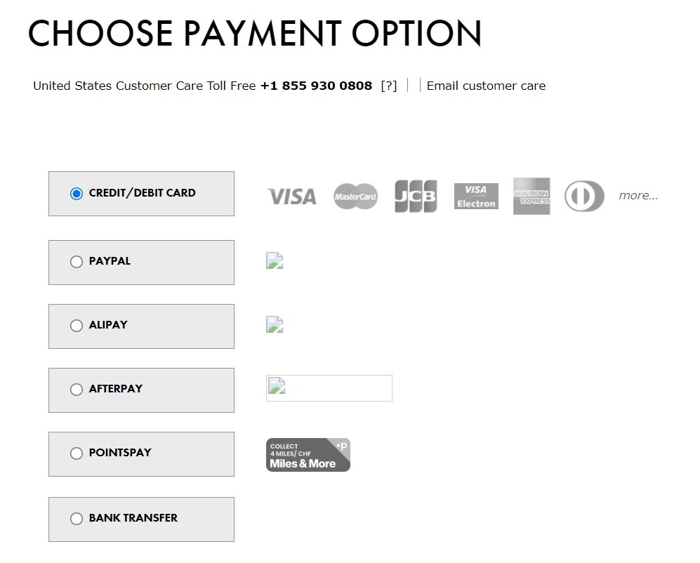 Does Forzieri take Alipay? — Knoji