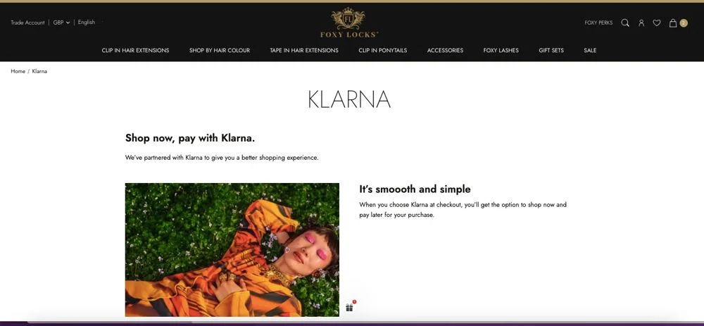 Does Foxy Locks Accept Klarna Financing Knoji