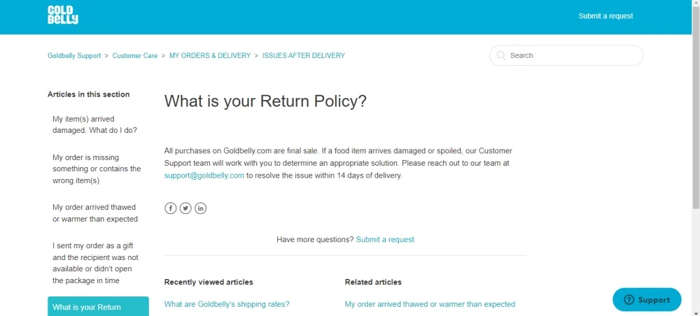 How do I update my estimated delivery date? – Goldbelly Support
