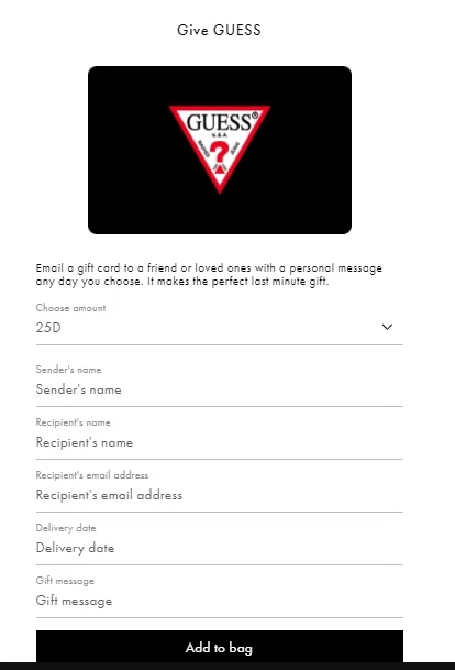 guess offers