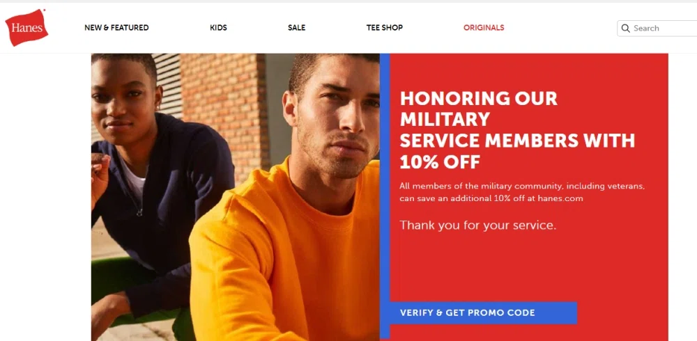 Hanes Discounts for Military, Nurses, & More