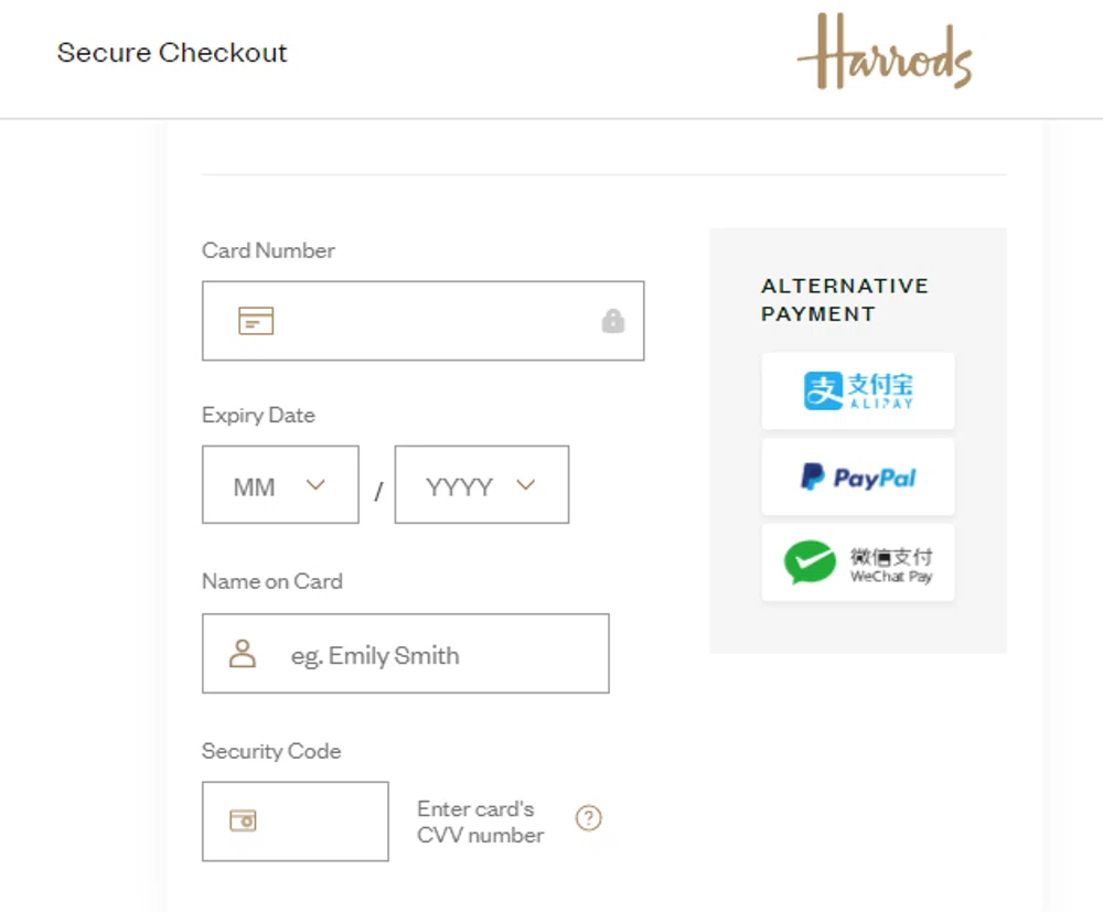 Does Harrods accept PayPal? — Knoji