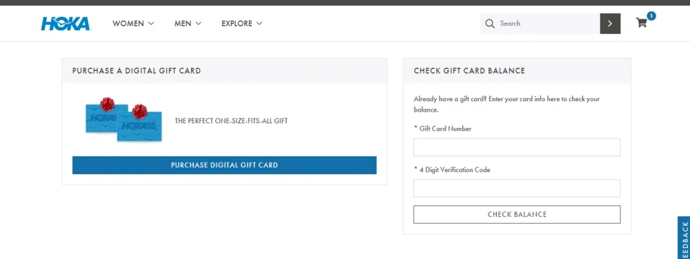 Does Hoka One One Accept Gift Cards Or E-Gift Cards? — Knoji