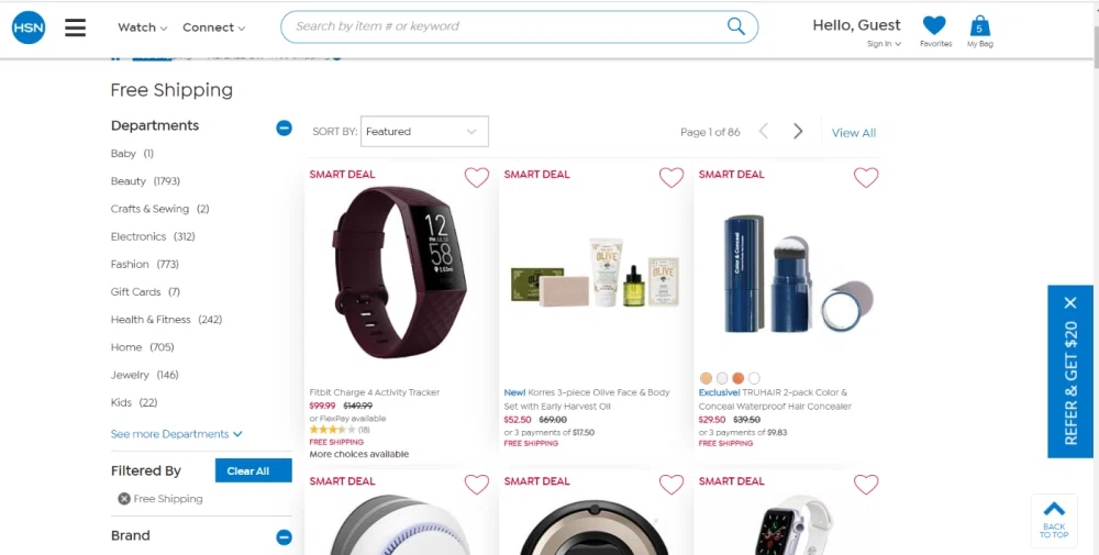does-hsn-offer-free-shipping-knoji