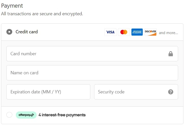 Does Hudson & Bailey accept Afterpay financing? — Knoji