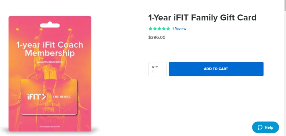 Does iFIT Workout App accept gift cards or e-gift cards? — Knoji