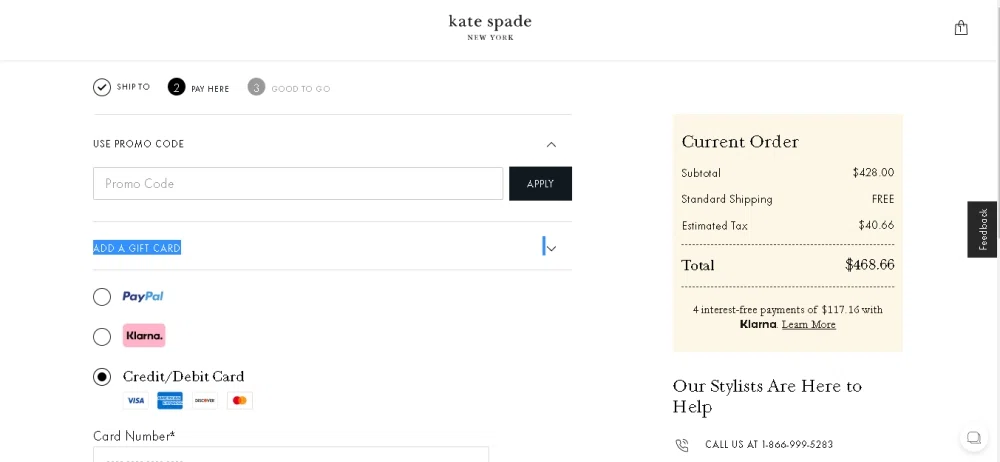 Does Kate Spade accept Klarna financing? — Knoji