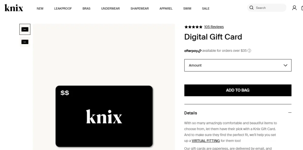 Knix track order? — Knoji