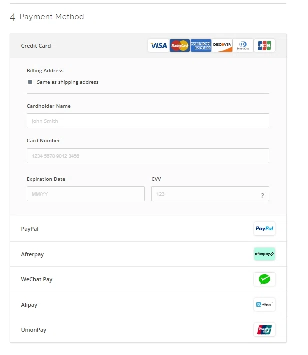 Does accept Shop Pay Installments financing? — Knoji