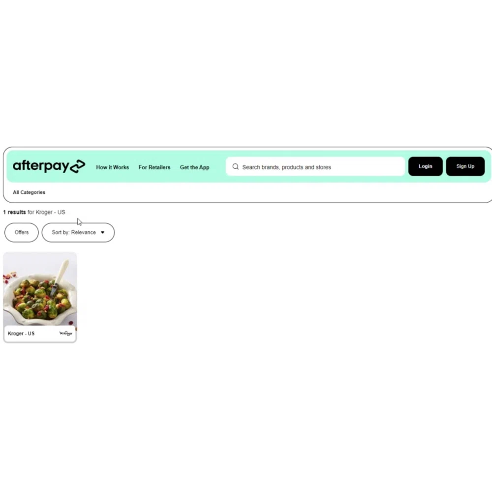 Does Kroger accept Afterpay at checkout? — Knoji