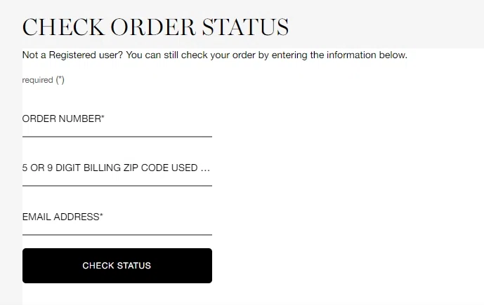 lancome order status