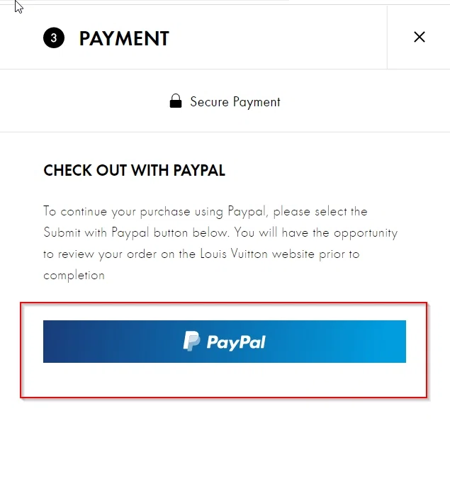 Louis Vuitton PayPal support? — Knoji