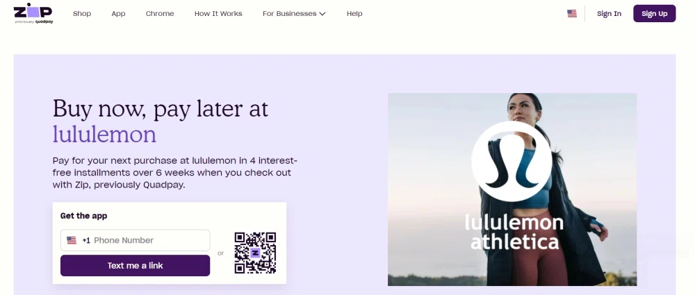 afterpay lululemon
