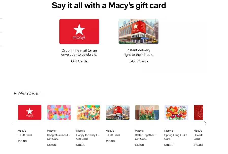 Macy's Yay For You E-Gift Card - Macy's
