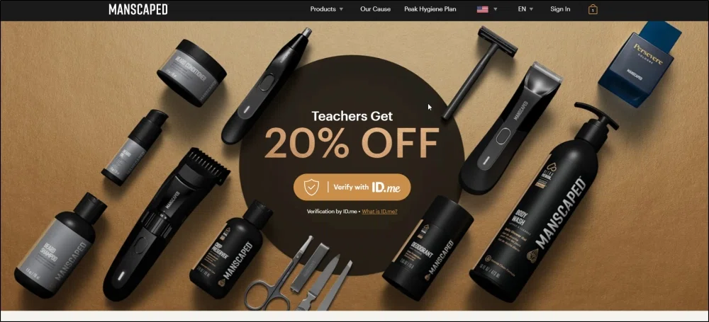 MANSCAPED Student Discounts, Offers & Vouchers