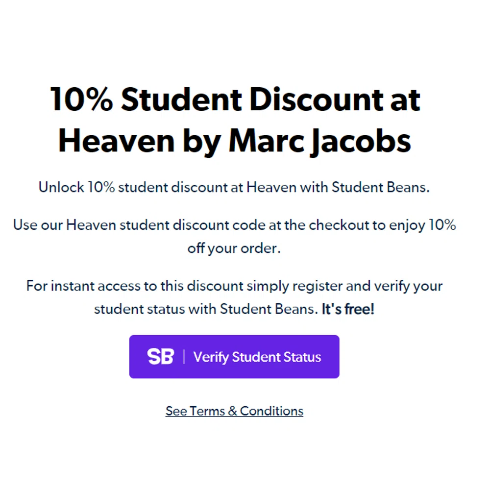 Promo code discount for marc jacobs