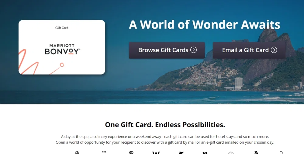 Does Marriott Bonvoy accept gift cards or e-gift cards? — Knoji