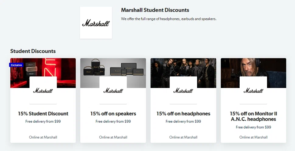 Marshalls student discount? — Knoji