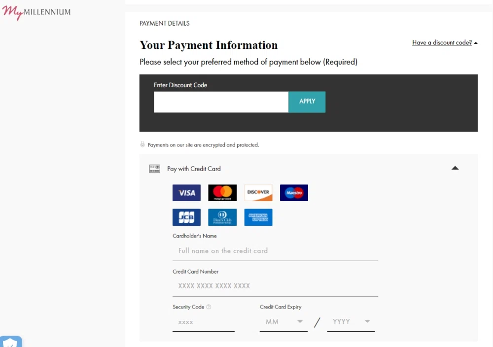 Does Millenium Hotels accept ViaBill financing? — Knoji