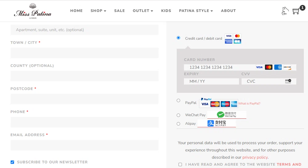 Does Miss Patina offer layaway programs? — Knoji
