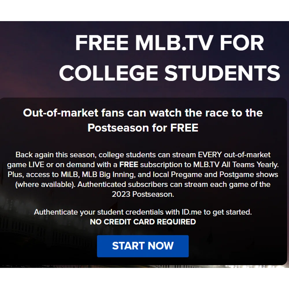 Does MLB have a student discount? — Knoji
