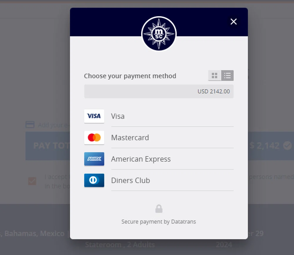 Does MSC Cruises accept Affirm financing? — Knoji